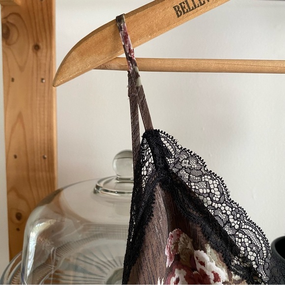 Brock Collection X H&M Brown Floral Lace Maxi Slip Dress - Picture 8 of 11